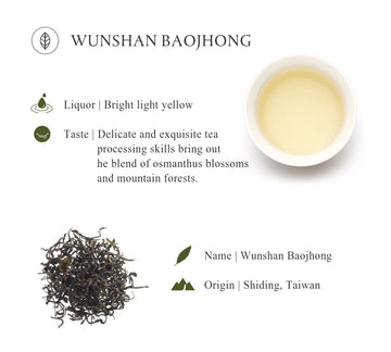 JSY Wunshan Baojhong Oolong Tea 50g Tin Loose Leaf Premium Tea